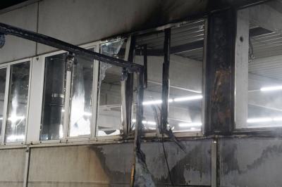 Karlsruhe: Lkw-Vollbrand am Blumengrosshandel