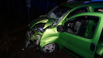 Vaihingen-Enzweihingen: Alkohol am Steuer! 52-Jaehrige kommt von der Fahrbahn ab und rast in Gebuesch