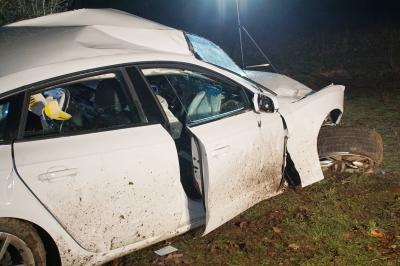 Birkenfeld: schwerer Verkehrsunfall mit Pkw - drei Schwerverletzte Personen