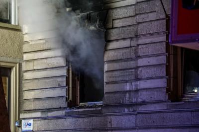 Stuttgart- Bad Cannstatt: Erdgeschosswohnung in Vollbrand