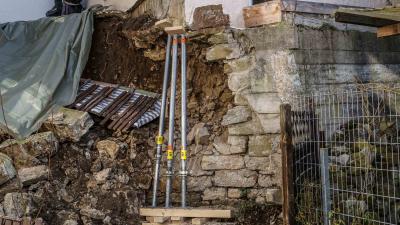 Grafenau-Doeffingen: Untergrund einer Terrasse abgerutscht -Bewohner wurden evakuiert 