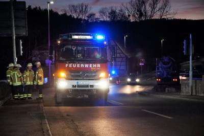 Aichtal: Betonmischer verliert Teile seiner Ladung