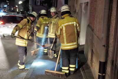 Aichtal: Betonmischer verliert Teile seiner Ladung
