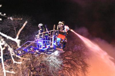 Schechingen: Vollbrand eines landwirtschaftlichen Anwesens 