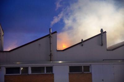 Dettingen unter Teck: Grossbrand in einer ehemaligen Lackererei