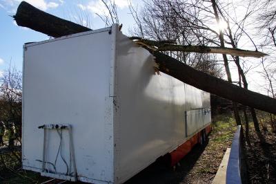 Aichtal: Sturmtief endet fast in Katastrophe