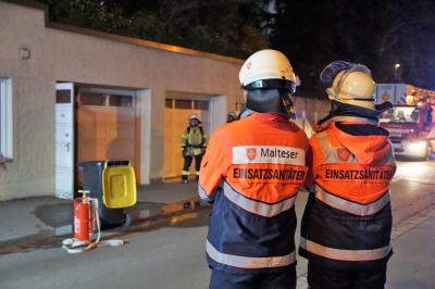 Nuertingen: Muellereimerbrand in Asylunterkunft