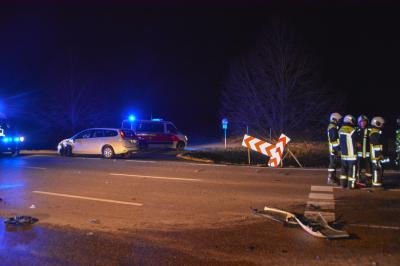 Vellberg: Fuenf Verletzte bei Verkehrsunfall