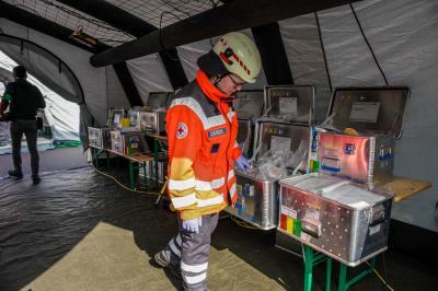 TEIL 3 - Ludwigsburg: Grossuebung im Klinikum 