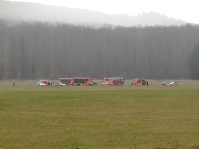 Kirchheim: Segelflugzeug abgestuerzt - 1 Toter