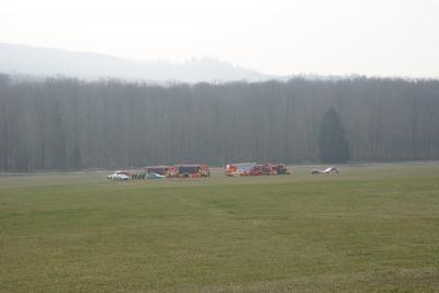 Kirchheim: Segelflugzeug abgestuerzt - 1 Toter