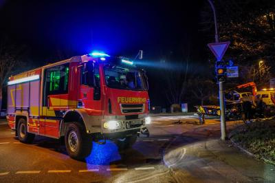 Kirchheim: Verkehrsunfall mit 5 verletzten Personen