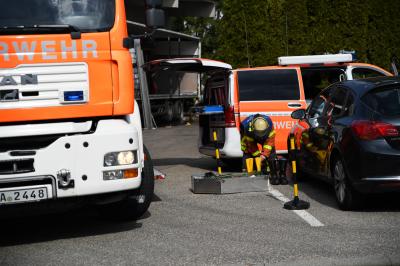 Aalen: Faesser mit Loesemittel umgekippt