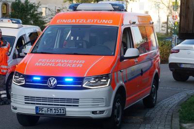 Muehlacker-Enzberg: Feuerwehr Grosseinsatz fuer ein Gebaeudebrand