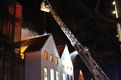 Aalen: Grossbrand in der Innenstadt - Einkaufszentrum in Vollbrand