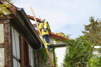 Raidwangen: Brand in altem Wohngebaeude fuehrt zu starker Verrauchung