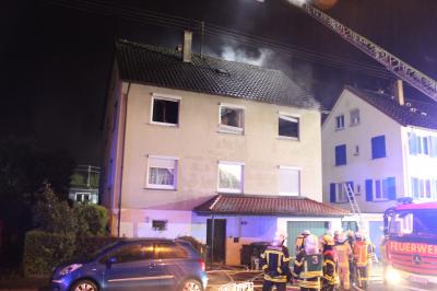 Remseck: Toter nach Brand in Mehrfamilienhaus