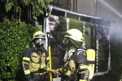 Tamm: Brand eines Anbaus 