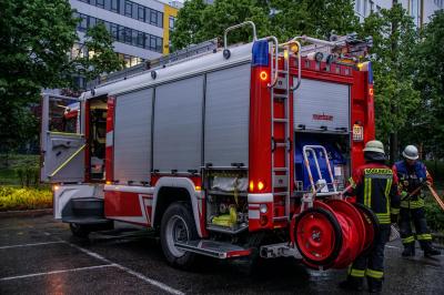 Beoblingen: Mercedes brennt nach teschnischem Defekt voellig aus.