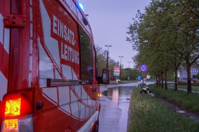 Boeblingen: Verstopfte Gullydeckel sorgen fuer ueberflutete Strassen