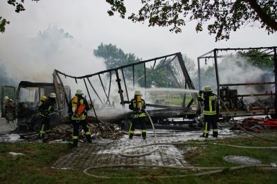 Weilheim: Wohnmobil von Bares fuer Rares-Star ausgebrannt