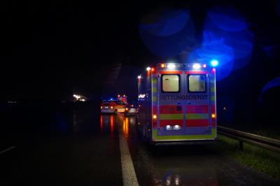 Kirchheim: Audifahrer schleudert wegen Aquaplaning und wird verletzt