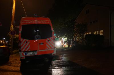 Esslingen-Hegensberg: Ueberschwemmung beim Turnverein Hegensberg