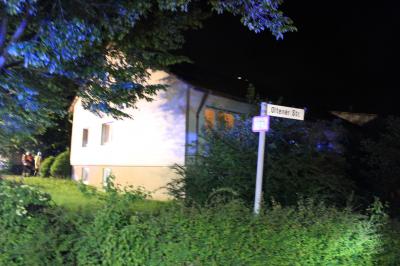 Backnang-Germansweiler: Brand in Wohngebaeude