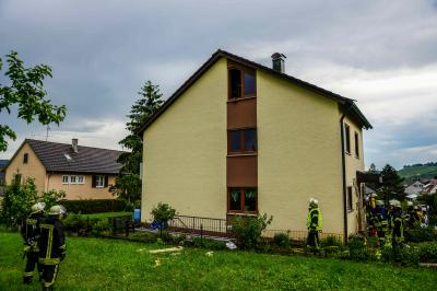 Schorndorf: Blitzschlag setzt Dachstuhl in Brand 