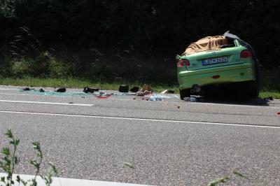 Steinheim a.d.Murr: Ein Todesopfer und vier Verletzte bei Verkehrsunfall