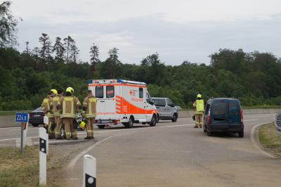 Rutesheim: Verkehrsunfall auf der A8