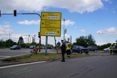 Fellbach: Unfall mit zwei Schwerverletzten