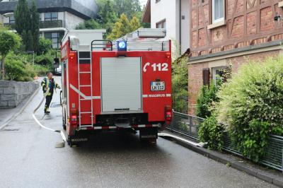 Leutenbach-Weiler zum Stein: Keller ueberflutet nach schweren Unwetter