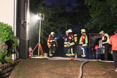 Hemmingen: Brand in Garagenanbau
