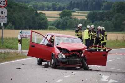 Hohenhaslach: schwerer Verkehrsunfall mit mehreren Verletzten
