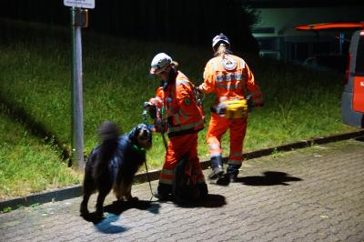 Nuertingen: Grossangelegte Suche mit Rettungshunden
