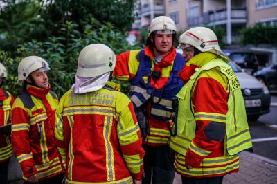 Ostfildern: Brand in einer Tiefgarage fordert eine Verletzte Person