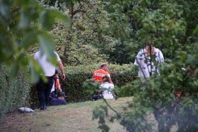 Deizisau: Medizinischer Notfall- Bergwacht im Einsatz