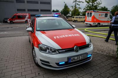 Fellbach: Brand bei der Firma AMF