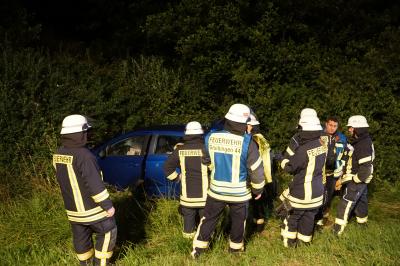 Gruibingen: Promille fahrt endet im Totalschaden auf der A8