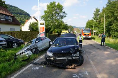 Deggingen: Gegenverkehr uebersehen