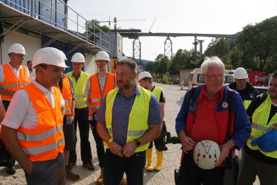 Wiesensteig: Bergwacht und Polizei ueben Ernstfall