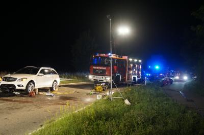 Gaertringen :Motorradfahrer verstirbt nach Kollision mit Pkw 