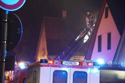 Grossaspach: Schwerverletzter bei Dachstuhlbrand in Grossaspach