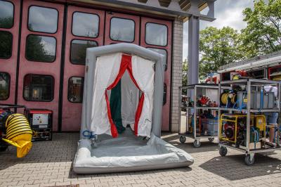 Boeblingen-Dagersheim: Tag der offenen Tuer mit heisser Uebung und viel Publikum