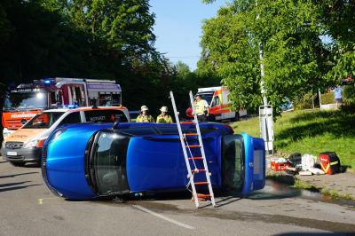 Holzmaden: Nach Vorfahrtsmissachtung verletzt
