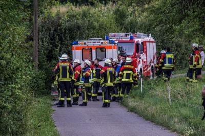 Weil der Stadt: Radfahrer wird bei Sturz schwer verletzt - Hubschrauber im Einsatz