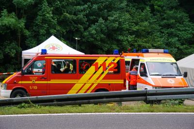 Grabenstetten: Den beiden in der Hoehle eingeschlossenen geht es gut