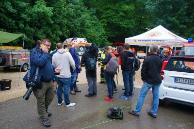 Grabenstetten: Den beiden in der Hoehle eingeschlossenen geht es gut