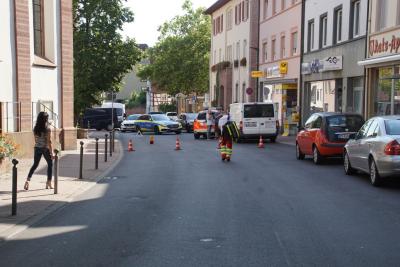 Pforzheim: Adipoese Person wird nach Medizinischem Notfall 